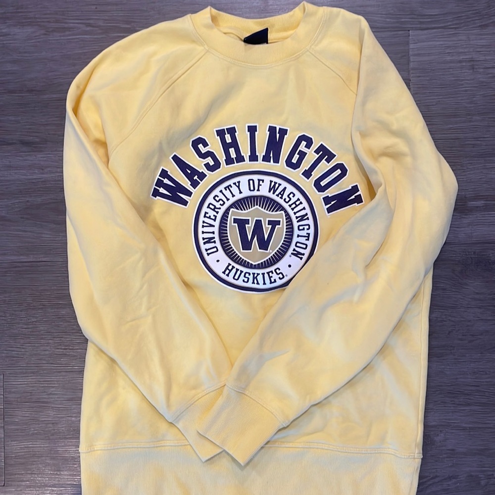 University of Washington sweatshirt